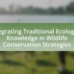 Integrating Traditional Ecological Knowledge in Wildlife Conservation Strategies